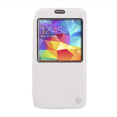 Flip Cover Windowed Samsung Galaxy S5 G900 White