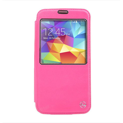 Flip Cover Windowed Samsung Galaxy S5 G900 Pink