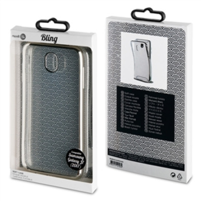 Case tpu frame black bling for Samsung galaxy j7 2017 muvit life