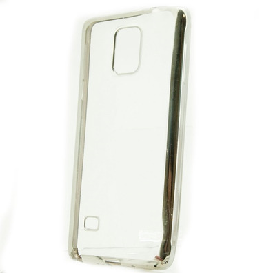 TPU Metal Samsung Galaxy Note 4 Silver X-One Case