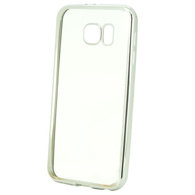 TPU Metal Samsung Galaxy S6 Silver X-One Case