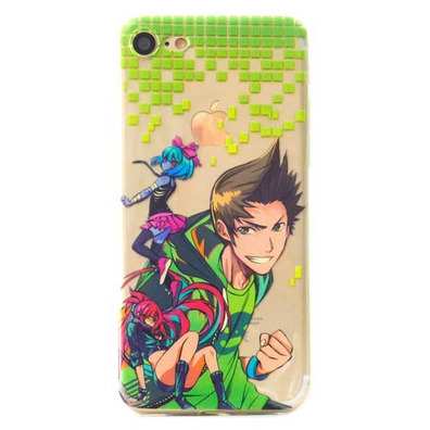 TPU Transparent Cover Pixel Apple iPhone 7 el Rubius