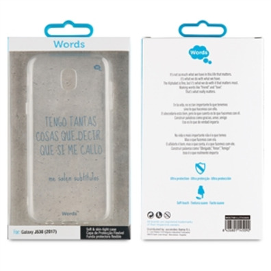Tpu Transparent Case Subtitles Samsung Galaxy and j5 2017 words