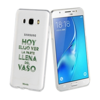 TPU transparent case Vaso Samsung Galaxy J5 2016 Words