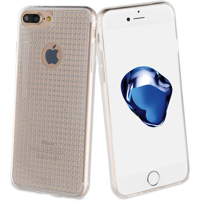 Cover Clear Back with embossed iPhone 7/6/6S