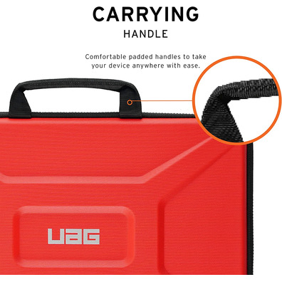 Holster Urban Armor Gear Portatil/Tablet up to 13 '' Red