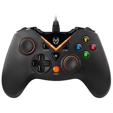 Black/Orange Gamepad Krom Key PC/PS3