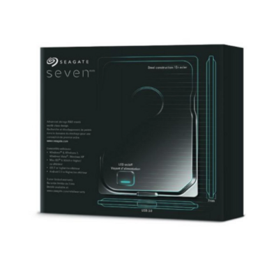 HD SEAGATE EXTERNAL SEVEN 500GB 7mm USB 3.0 ACERO