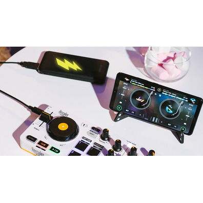 Hercules DJControl Mix-Controller Wireless Bluetooth DJ for Smartphones