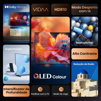 Hispanic 32A5Q 32 "QLED Smart TV Full HD