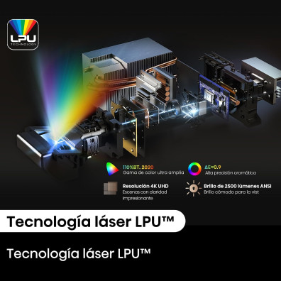 Hispanic PT1 Trichroma 4K Laser Smart TV Projector from Ultracorto
