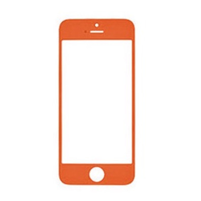 Front Glass for iPhone 5/5S/5C/SE Orange