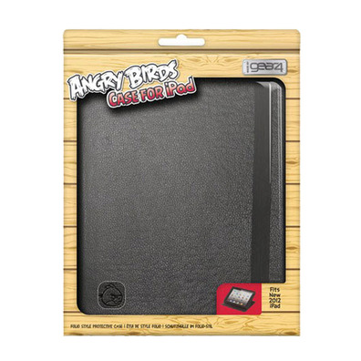 Angry Birds Folio Leather Case for the New iPad (Black)