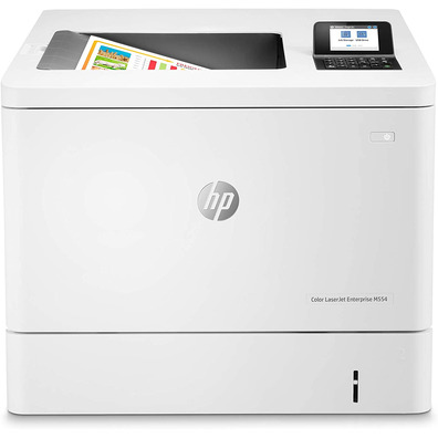 HP LaserJet Enterprise M554DN White Duplex Laser Printer