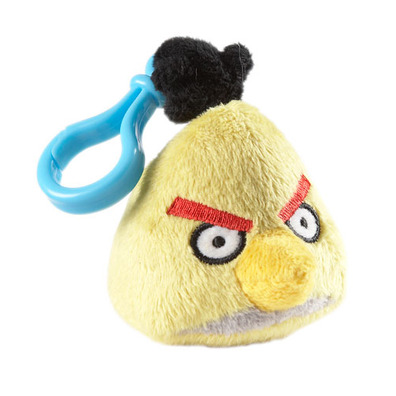 Angry Birds Keychain - Black Yellow