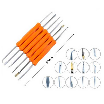 PCB Electronic Components Soldering Desoldering Tools Kit (6-in-1)