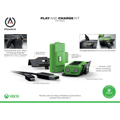 Kit Play and Load Power A Play (Play and Charge Kit) Xbox One/Xbox Series X/S