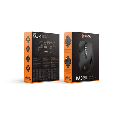Krom kadru Raton Gaming 4000dpi Black
