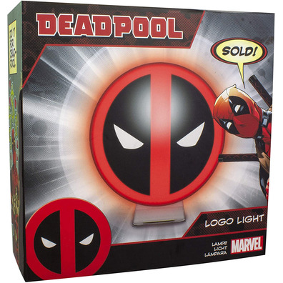 Paladone Marvel Deadpool Logo Light Usb Decorative Lamp