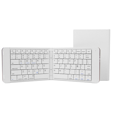 Leotec Mini Bluetooth Keyboard Plegable with White Battery