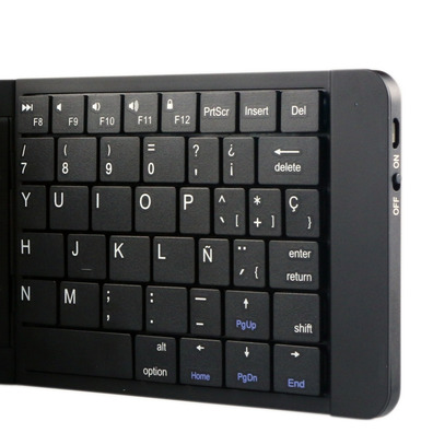 Leotec Mini Bluetooth Keyboard Plegable with Black Battery