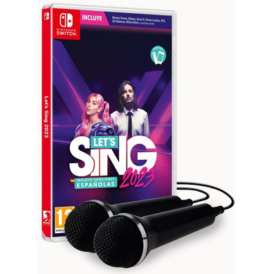 Let's Sing 2023 + 2 Microphones Switch