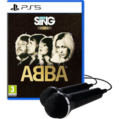 Let's Sing Abba + 2 Microphones PS5