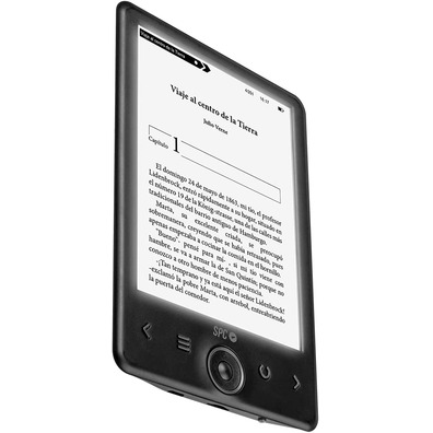 Electronic book SPC Dickens Light 2 6 " Black electronic ink
