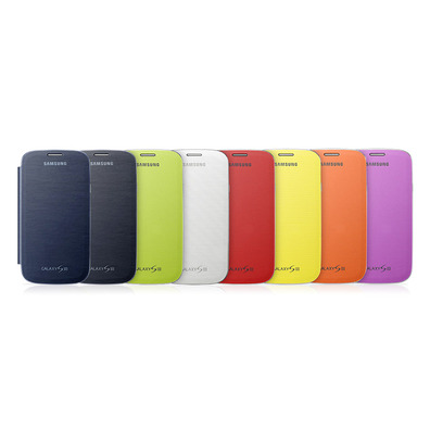 Flip Cover Case for Samsung Galaxy S3 Yellow