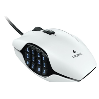 Logitech G600 MMO Gaming Mouse White