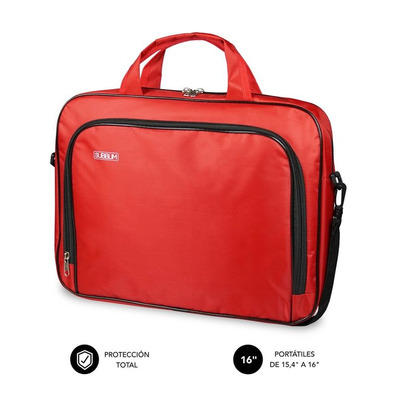 Briefcase Subblip Oxford for Portdates up to 16 " Red