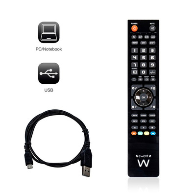 TV Remote Control Universal Ewent ew1570 (4 in 1)