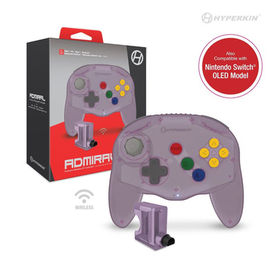 Hyperkin Wireless Admiral Premium Morado (Switch/PC/N64/Mac/Android)