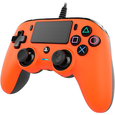 Command Nacon Compact Wired Orange Official PS4