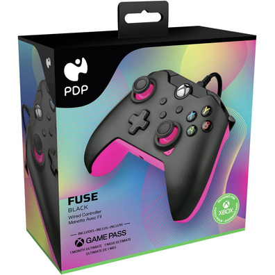 PDP Wired Controller Fuse Black + 1 Month Gamepass Xbox Series/Xbox One/PC