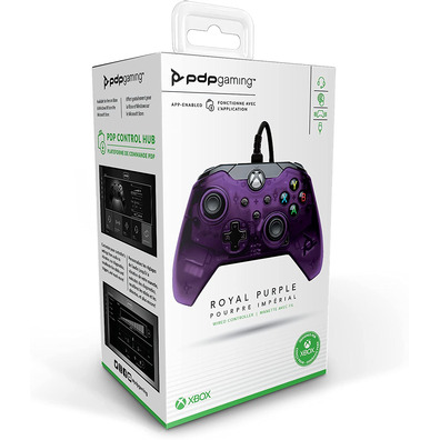 Command PDP Wired Controller Royal Purple (Xbox One/Xbox Series/PC)