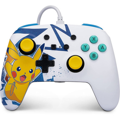 Command Power A Wired Controller Pikachu High Voltage Nintendo Switch