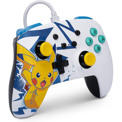 Command Power A Wired Controller Pikachu High Voltage Nintendo Switch