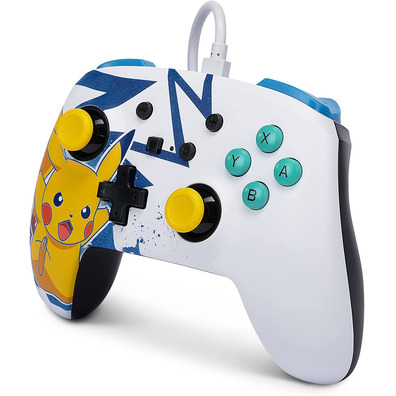 Command Power A Wired Controller Pikachu High Voltage Nintendo Switch