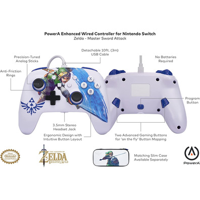 Command Power A Wired Controller The Legend of Zelda Sword Attack