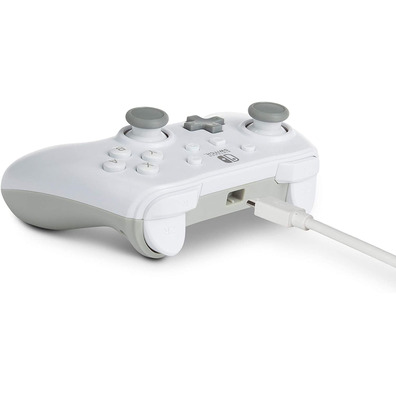 Command Power A Wired Controller White Nintendo Switch