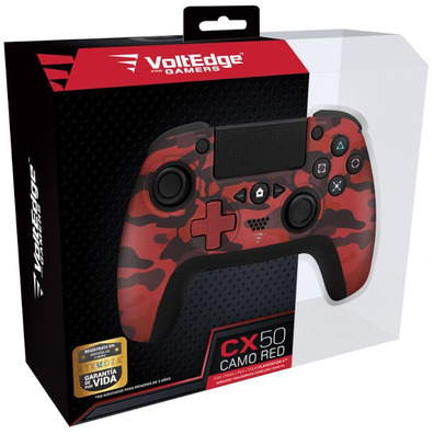 Command Voltedge Wireless Controller CX50 Camo Red PS4