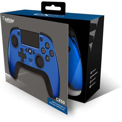 Command Voltedge Wireless Controller CX50 Chrome Blue PS4