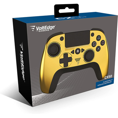 Command Voltedge Wireless Controller CX50 Chrome Gold PS4