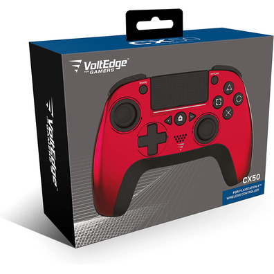 Command Voltedge Wireless Controller CX50 Chrome Red PS4