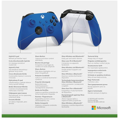 Commanding Xbox Series Shock Blue