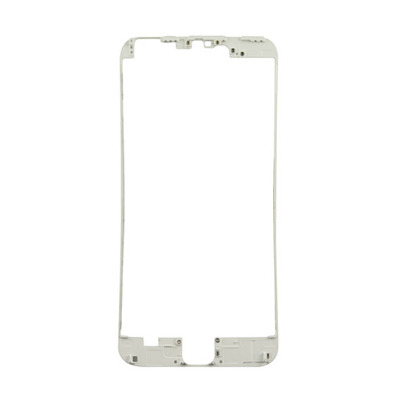 Front Frame with Hot Glue for iPhone 6 Plus White