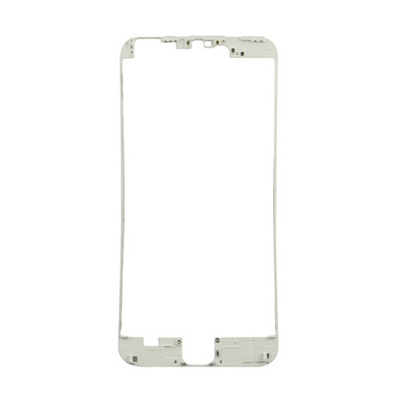 Front Frame with Hot Glue for iPhone 6 Plus White