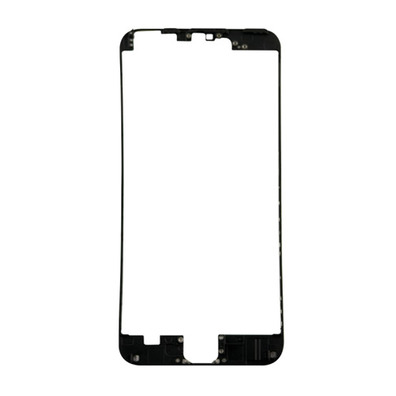 Front Frame with Hot Glue for iPhone 6 Plus Black