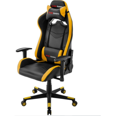 Mars gaming chair mgc3 black/amaril pro, 2cushions